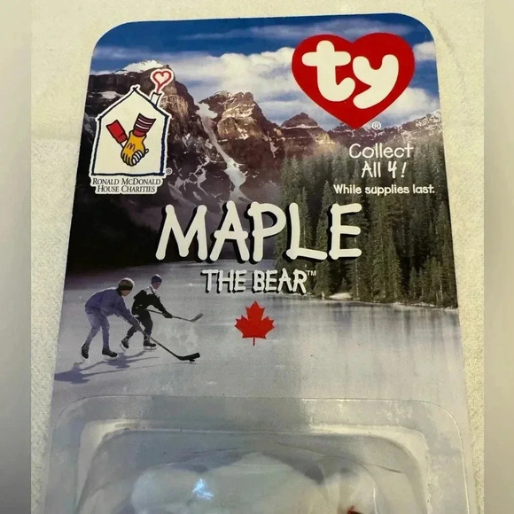 Ty Beanie Babies Canada Maple the Bear McDonald’s 1997 - Picture 2 of 8